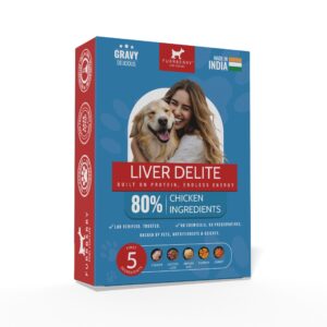Furrberry Healthy Liver Delite | Premium Chicken Liver Treats High-Protein, Nutrient-Rich Dog Snack </br> (Buy 1 - Get 1 FREE)