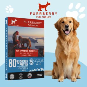 Furrberry Barkyani Chicken Biryani with Tender Meat, Rice & Dog-Safe Veggies </br> (Buy 1 - Get 1 FREE)